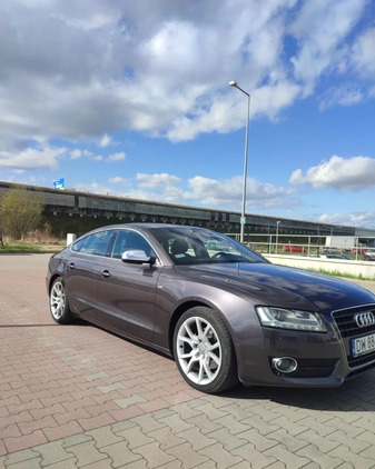 Audi A5 cena 43000 przebieg: 191000, rok produkcji 2010 z Wrocław małe 154